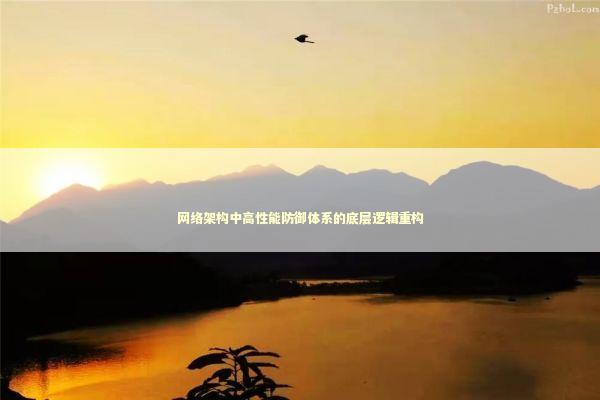 网络架构中高性能防御体系的底层逻辑重构 IT技术