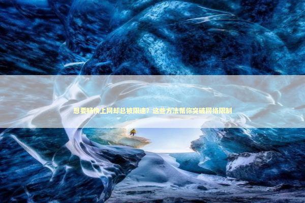 想要畅快上网却总被限速？这些方法帮你突破网络限制 IT技术